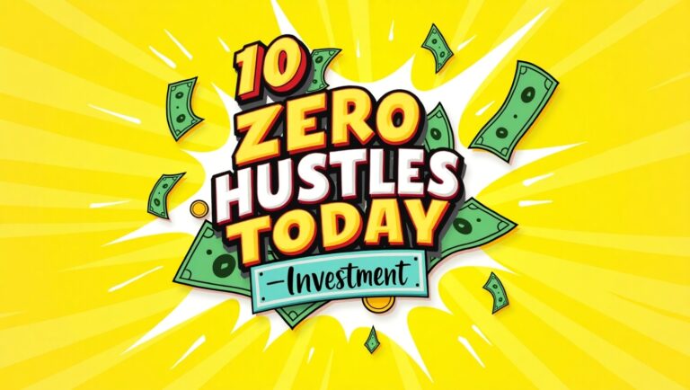 10 Side Hustles You Can Start Today with Zero Investment