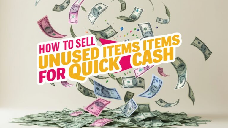 How to Sell Unused Items for Quick Cash