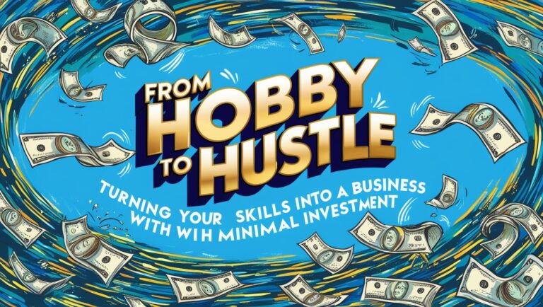 From Hobby to Hustle: Turning Your Skills into a Business with Minimal Investment
