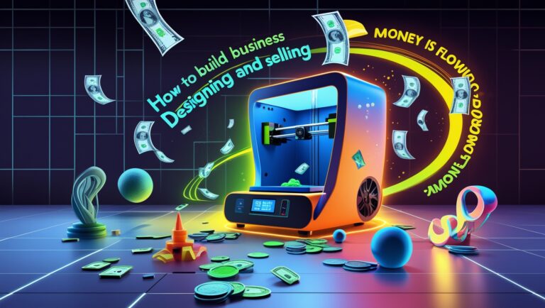How to Build a Business by Designing and Selling 3D-Printed Products