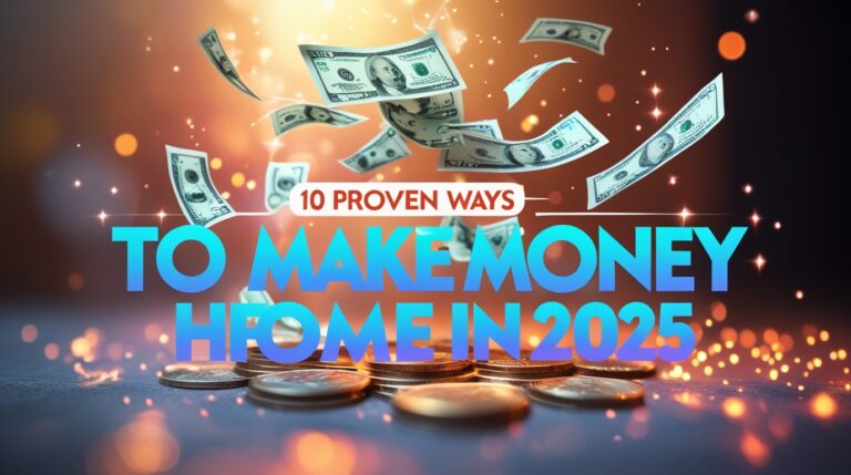 10 Proven Ways to Make Money from Home in 2025 – From Side Hustles to Full-Time Gigs