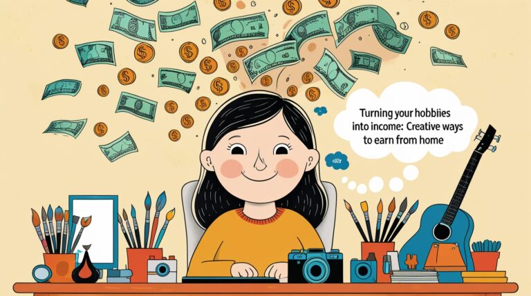 Turning Your Hobbies into Income: Creative Ways to Earn from Home