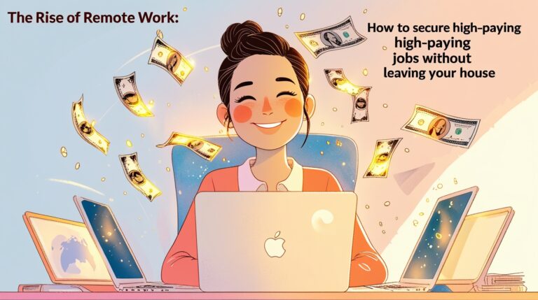 The Rise of Remote Work: How to Secure High-Paying Jobs Without Leaving Your House