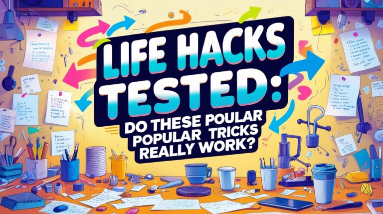Life Hacks Tested: Experiment with popular life hacks to see which ones actually work.
